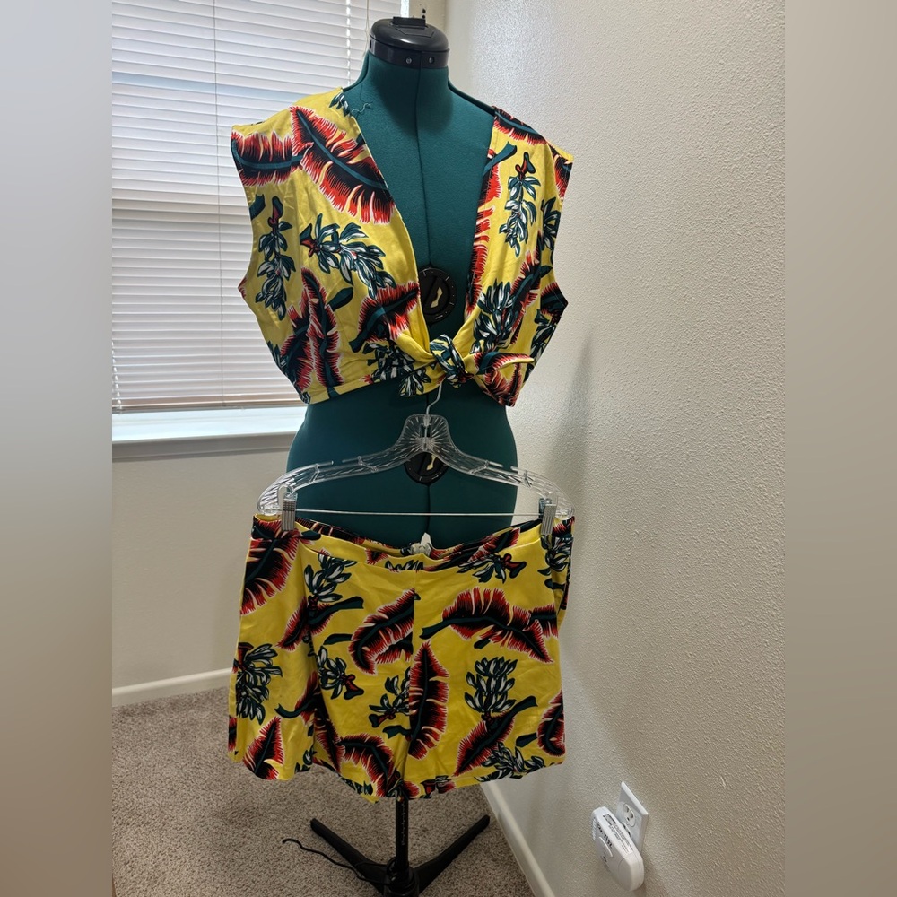 2 Piece play suit. Dixifried by Pinup Couture